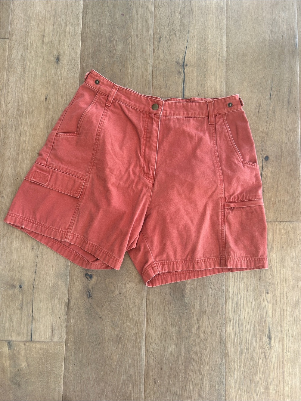 Woolrich Women's Cargo Shorts in Coral